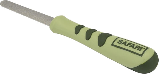 Pet Safari Dog Diamond Nail File - Diamond Finish for Smooth Nails - Removes Burs from Outdoor & Indoor Dogs - One Size