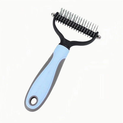 9-In-1 Pet Grooming Kit, Self-Cleaning Slicker Brush, Deshedding Rake, Lint Remover, Nail Clipper & More, Complete Cats & Dog Care Set.