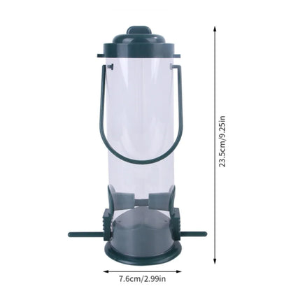 1Pc Garden Outdoor Hanging Multiple Holes Pet Bird Feeder Flying Animals Pet Food Dispenser