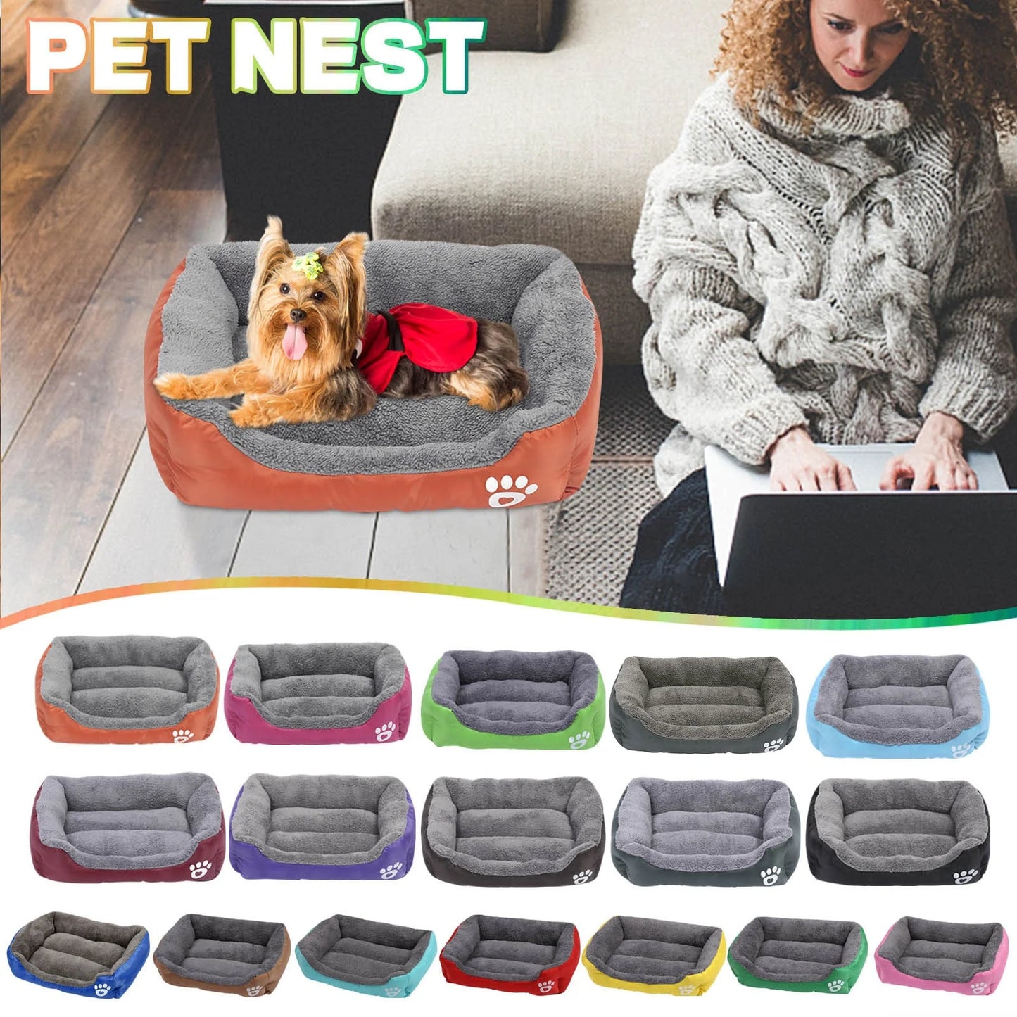 Dog Beds Pet Winter Warm Pet Bed Pet Supplies and Dog Sleeping Bed