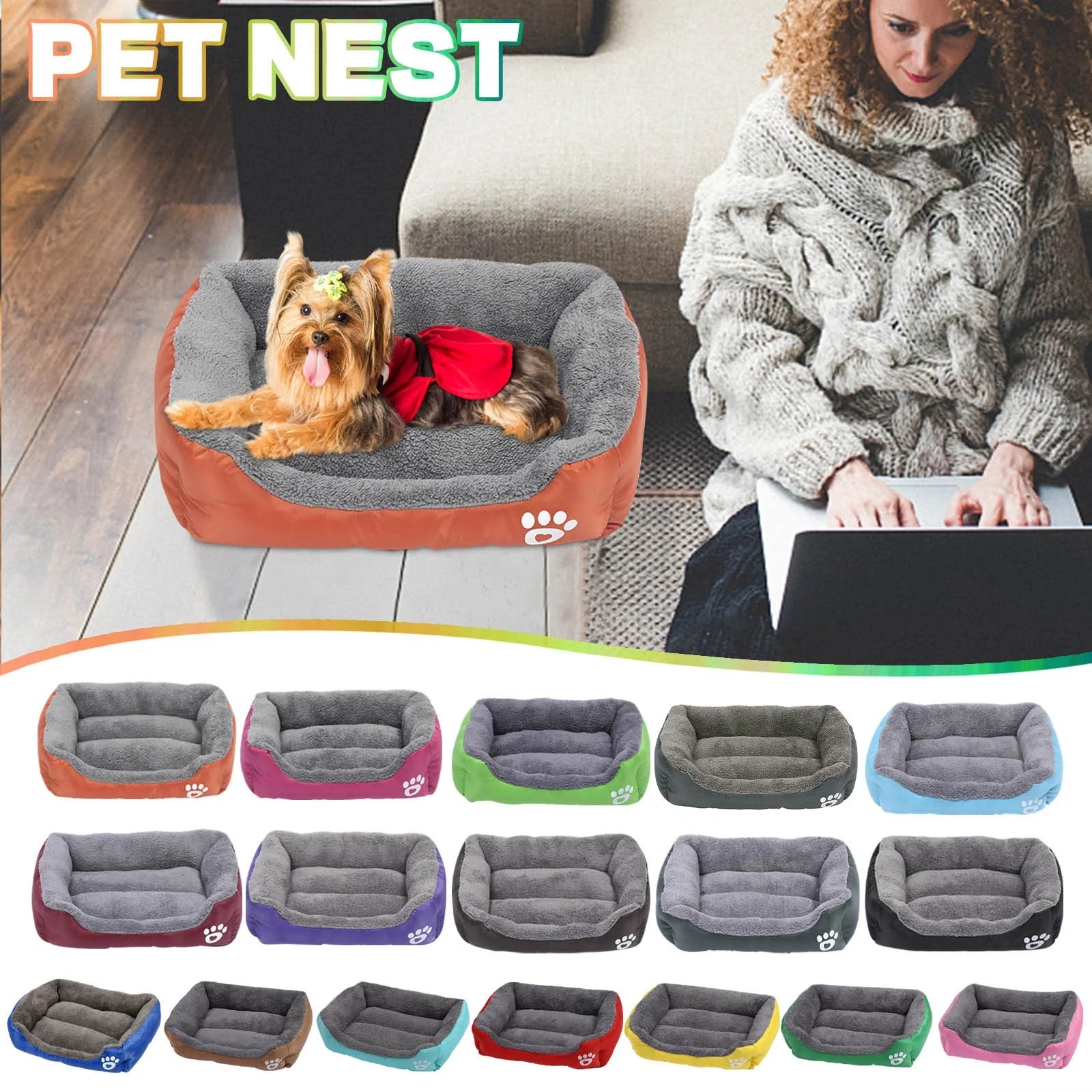 Dog Beds Pet Winter Warm Pet Bed Pet Supplies and Dog Sleeping Bed