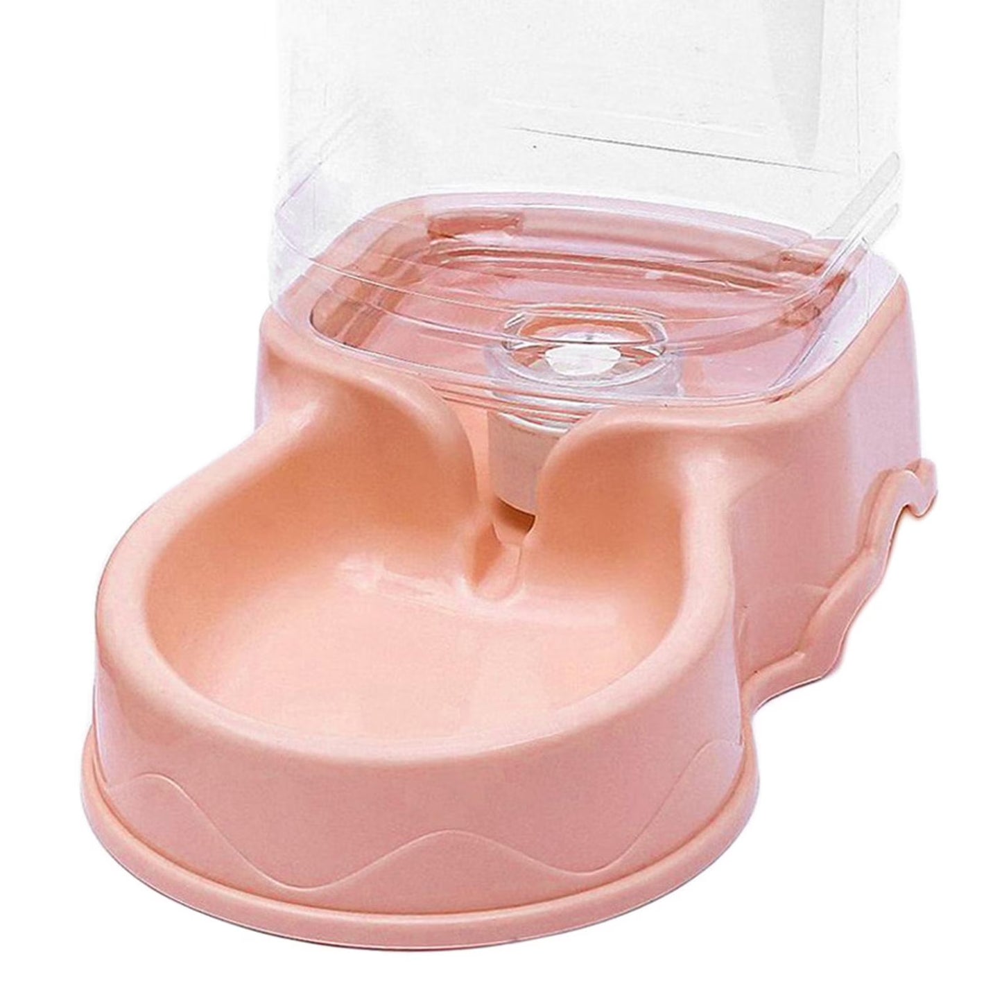 Automatic Cat Feeder, Automatic , Pets Food Dispenser, Water Drinking Drinker Dish for Medium Small Pet Puppy Kitten , Pink Water Feeder