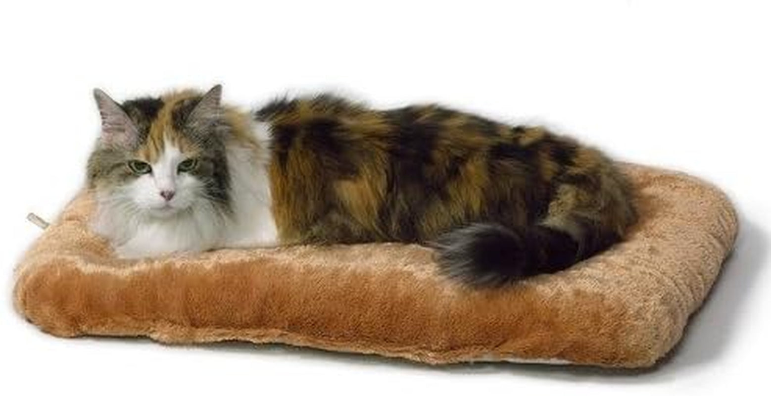 Plush Cat Bed, Fits Midwest Cat Playpen Model 130, Machine Washable, Small, Camel