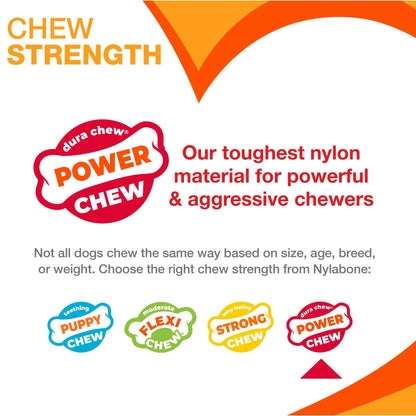 Power Chew Original Bone Dog Toy, Dog Chew Toy, Bacon Flavor, X-Small, 1 Count